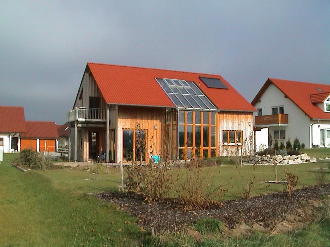Holzhaus bei Biberach, Außenansicht